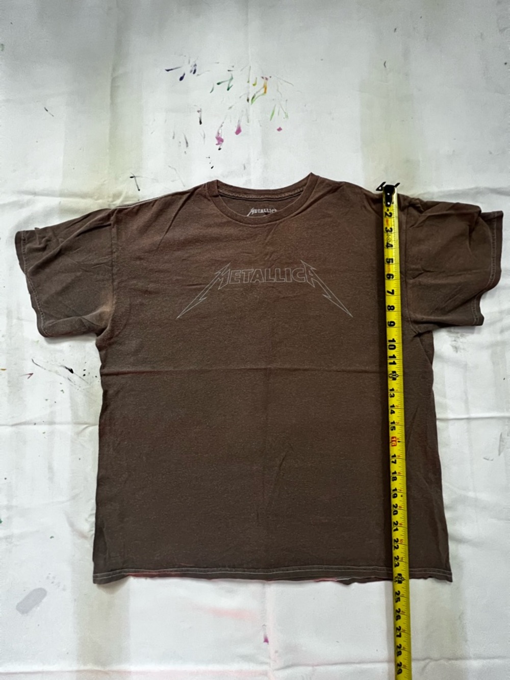 Metallica Graphic Tee in Brown